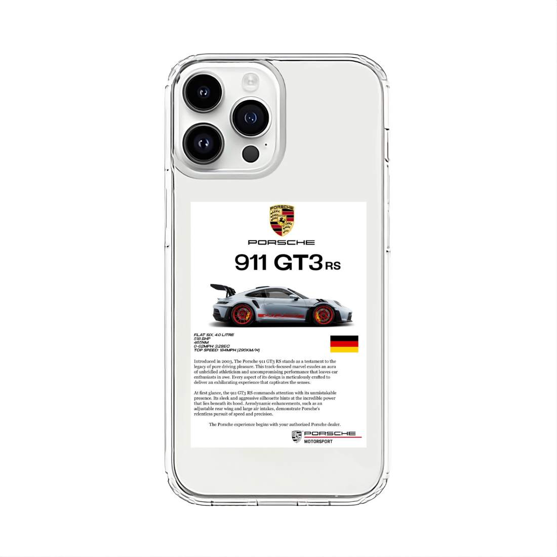 911 GT3 Sticker Case