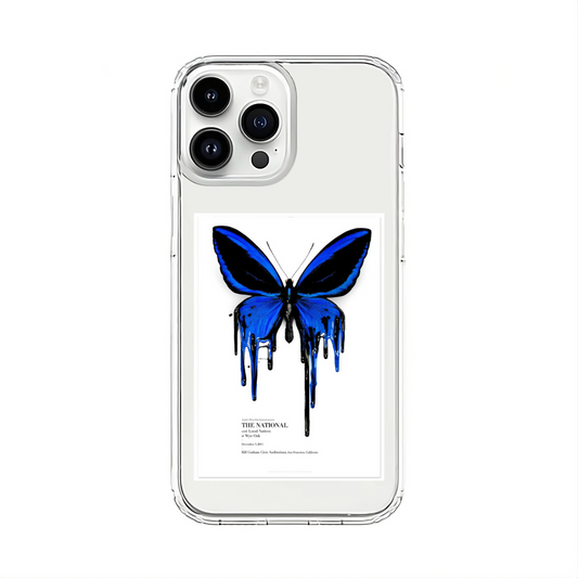 Blue Butterfly Sticker Case