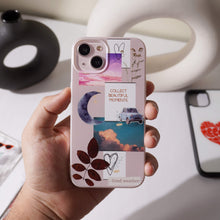 Sky & Moon Aesthetic sticker Sillicon Case