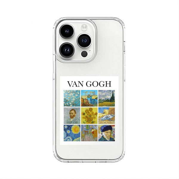 Gogh's Collage Clear Silicone Case