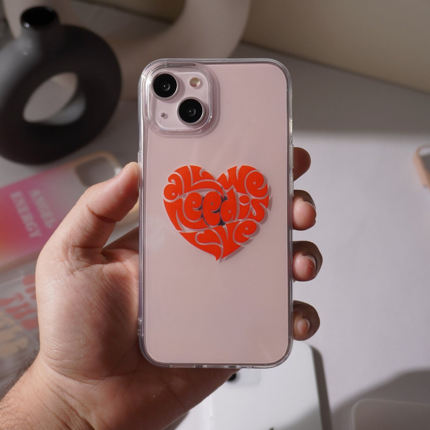 All we need is love Sillicon Case