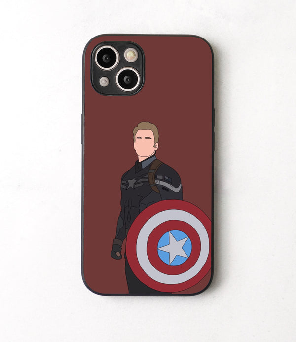 Captain America Glass Case