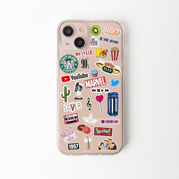 Multiple Aesthetic Sticker Cases