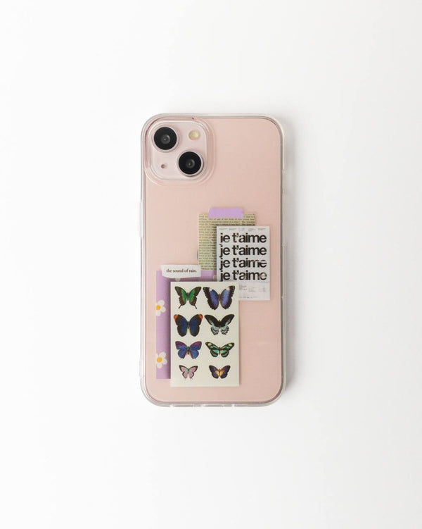 Butterfly Collage Silicon Case