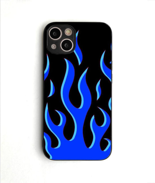 Blue Flame Glass case