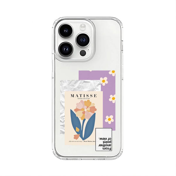 Aesthetic flower sticker Case