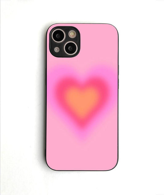 Blur Multi Heart Glass Case