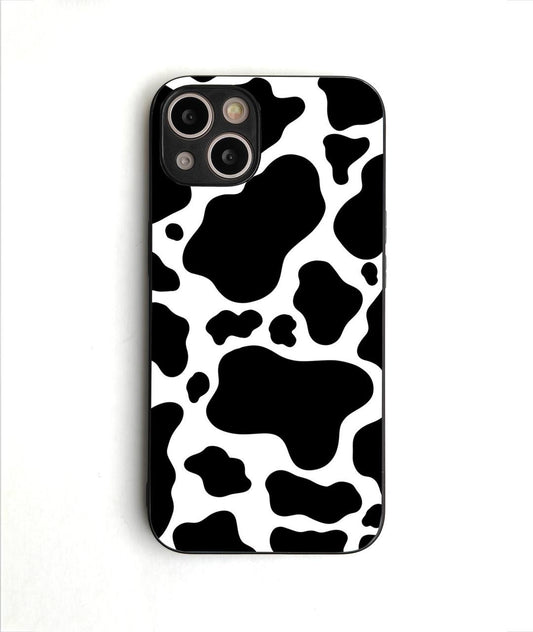 Cow Print Glass case