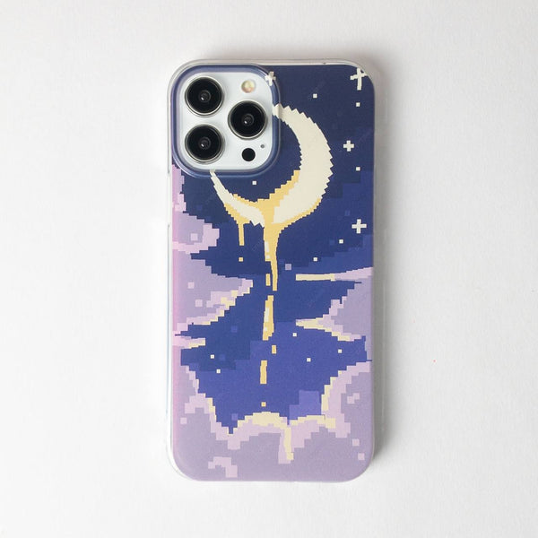 Aesthetic Moon Silicone Case