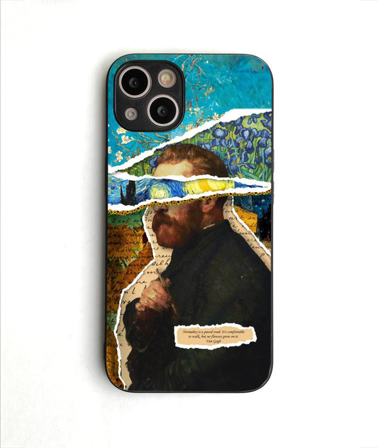 Aesthetic Van Gogh Glass Case