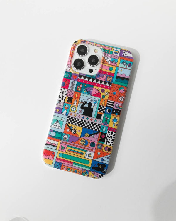 Multi Pop Art Silicon Soft Case