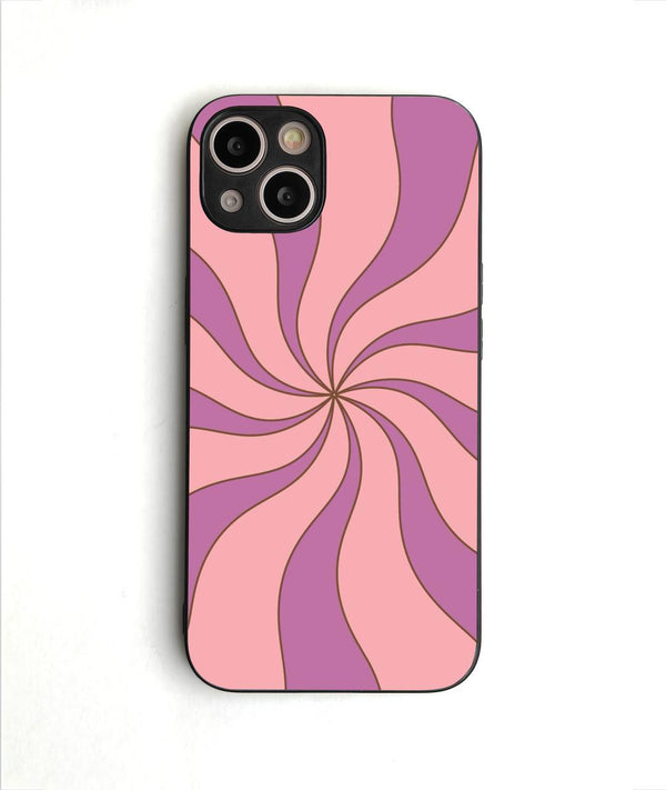 Swirl Pink Glass case