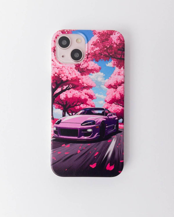 Pink Scenery Silicone Case