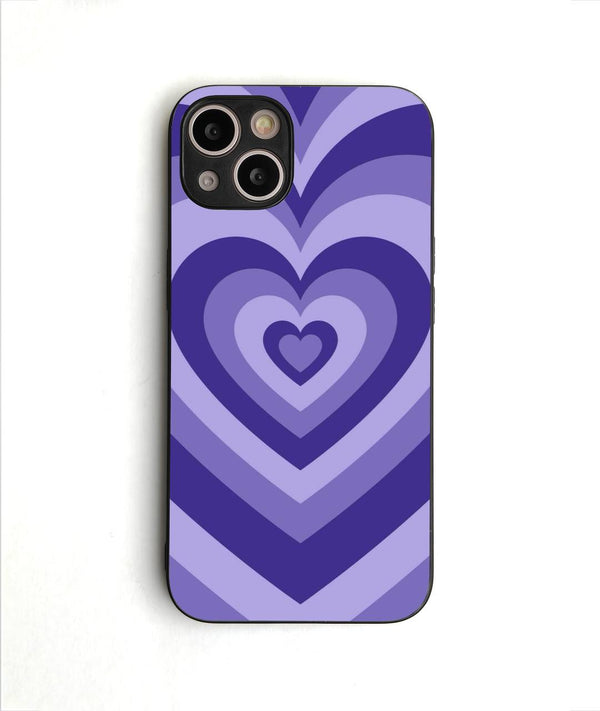 Purple Heart Glass case