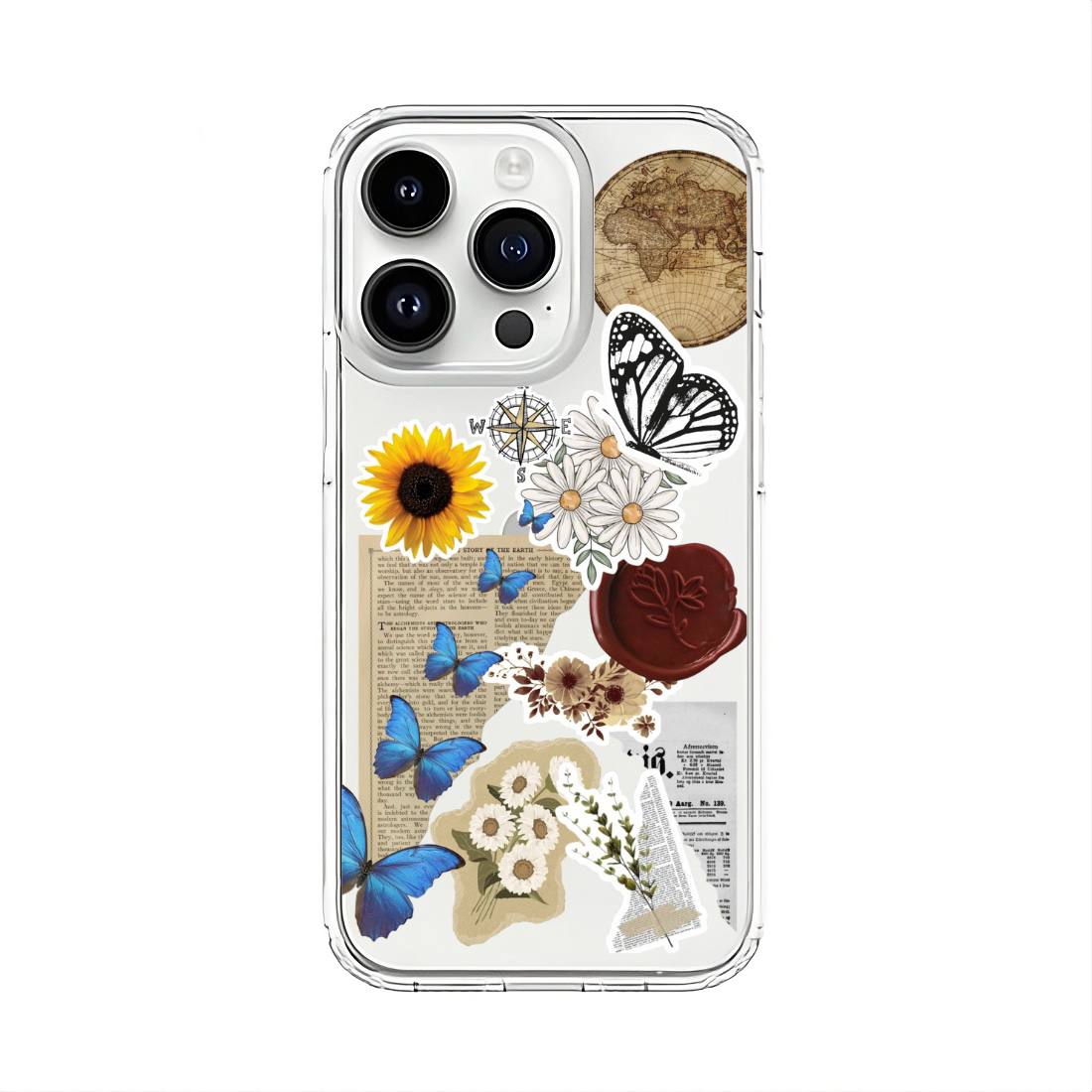 Aesthetic Flower Sticker Case